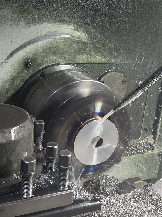 Torneado de componente de reductor