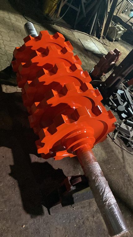 Conjunto de sprockets para correa transportadora minera